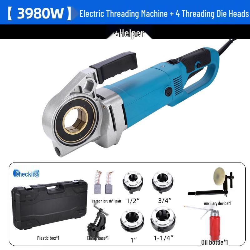 

SHEYUE Handheld Electric Threading Machine CN plug (adapter included)