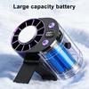 Portable Waist Clip Cooling Fan Speed Adjustable Fast Cooling USB Rechargeable Fan Low Noise Personal Air Conditioner for Outdoor Office Travel