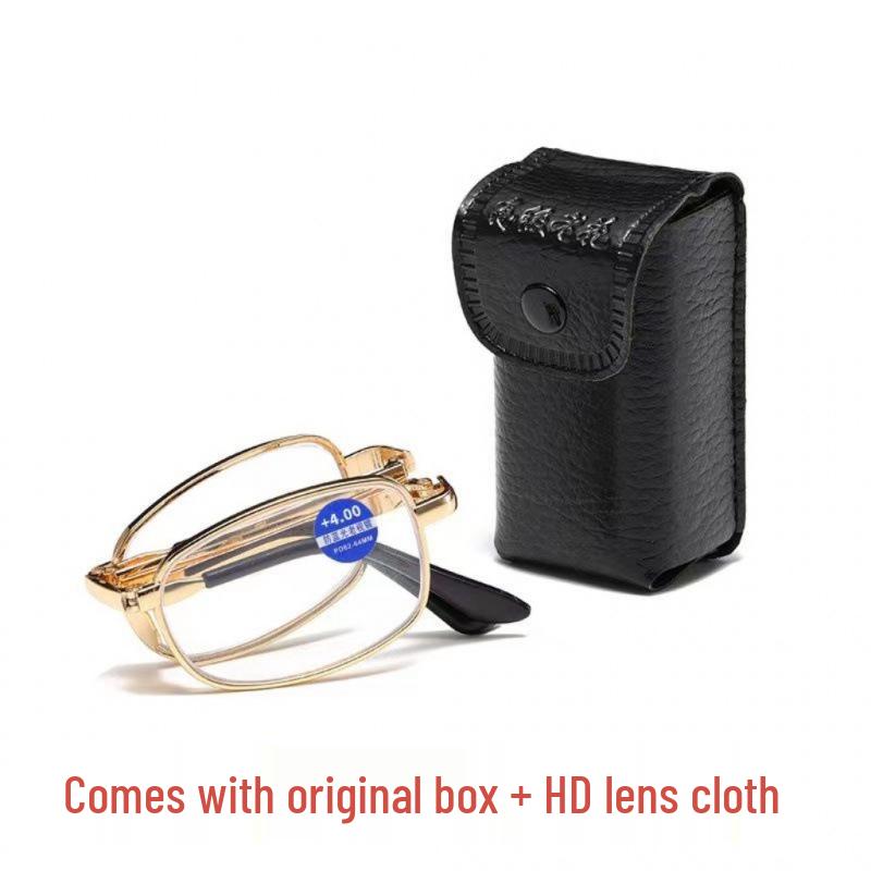Intelligenter Zoom Tragbare Faltbare Unisex HD Lesebrille mit Blaulichtfilter für Nah- und Fernsicht