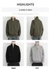 Men's Trendy Half-Zip Stand Collar Fleece Sweatshirt - Winter Thick, Casual Base Layer