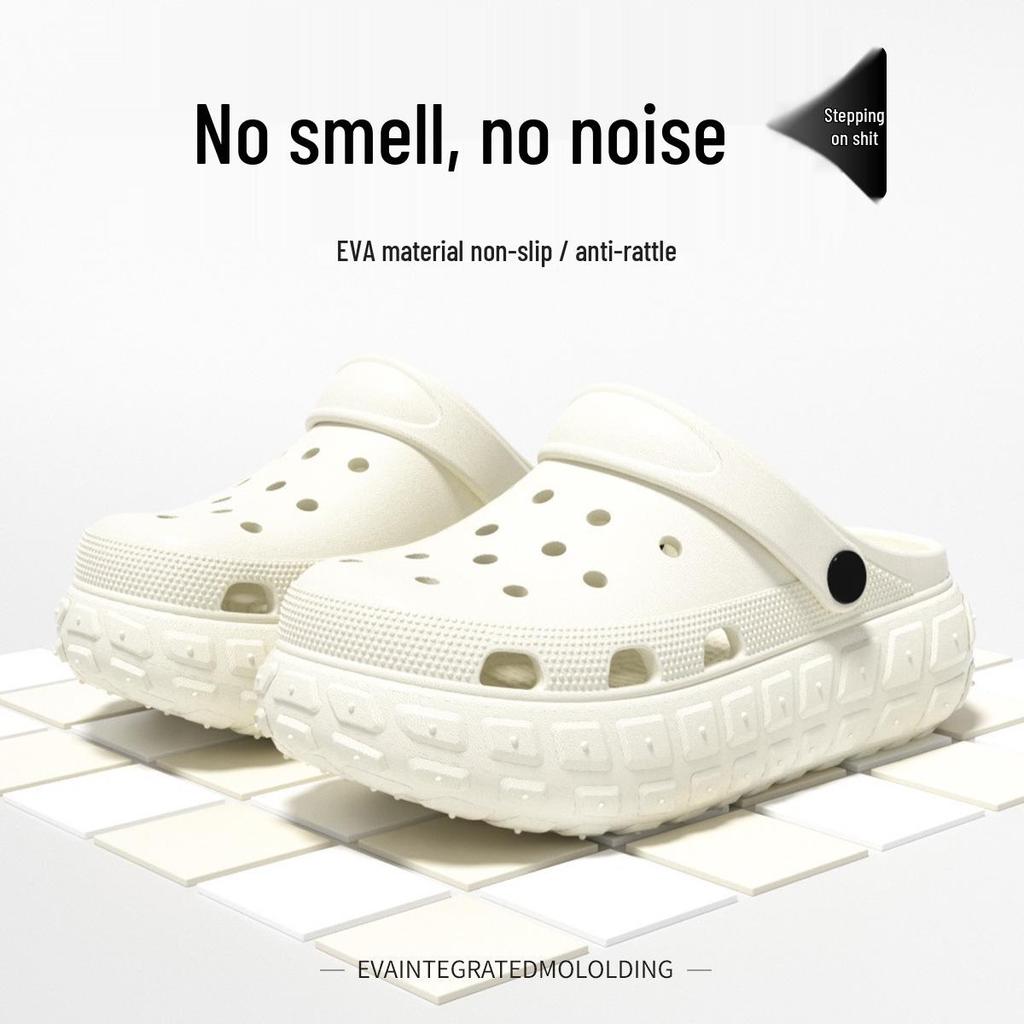 Women's Platform Clog Sandals: Non-Slip, Breathable, Wear-Resistant for Home & Beach