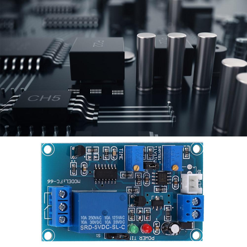 Dc 12V Light Control Switch Adjustable Delay Photoresistor Relay Module  Light Detection Sensor