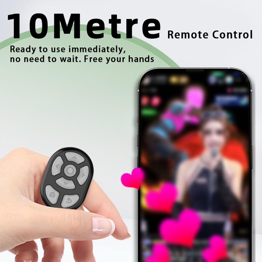 Wireless Bluetooth Ring Remote Control Fingertip Selfie Video Controller For Tik Tok Page Turner Browsing For for iOS Android
