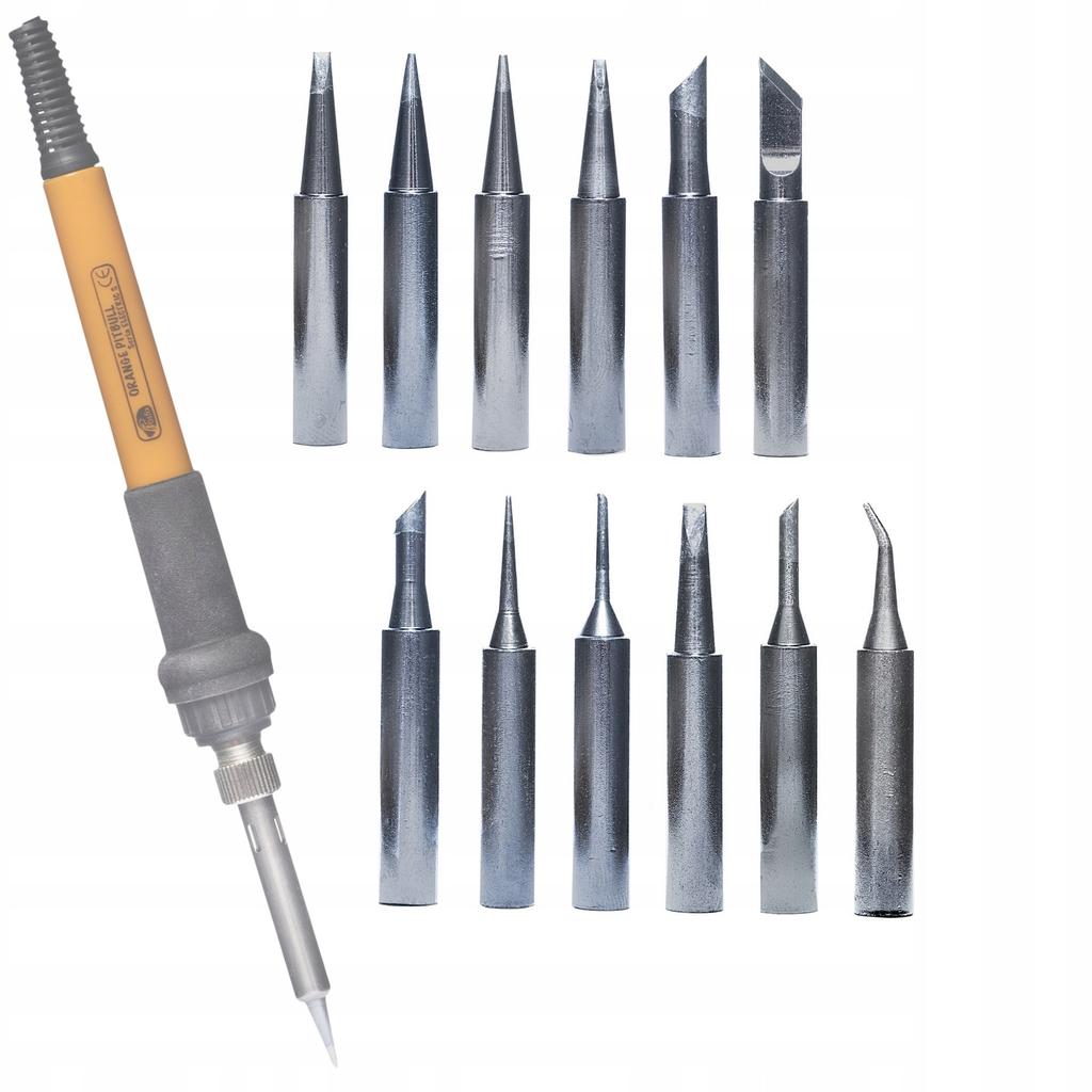 Rosfix Zestaw Lutowniczy 10w1 – Lutownica Orange Rottweiler z 18 Grotami | Cyna 0,8mm, Topnik RMA-223, Walizka 253x213x72mm