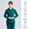 Women's Short Sleeve & Long Sleeve Dark Green Nurse Uniform Set
