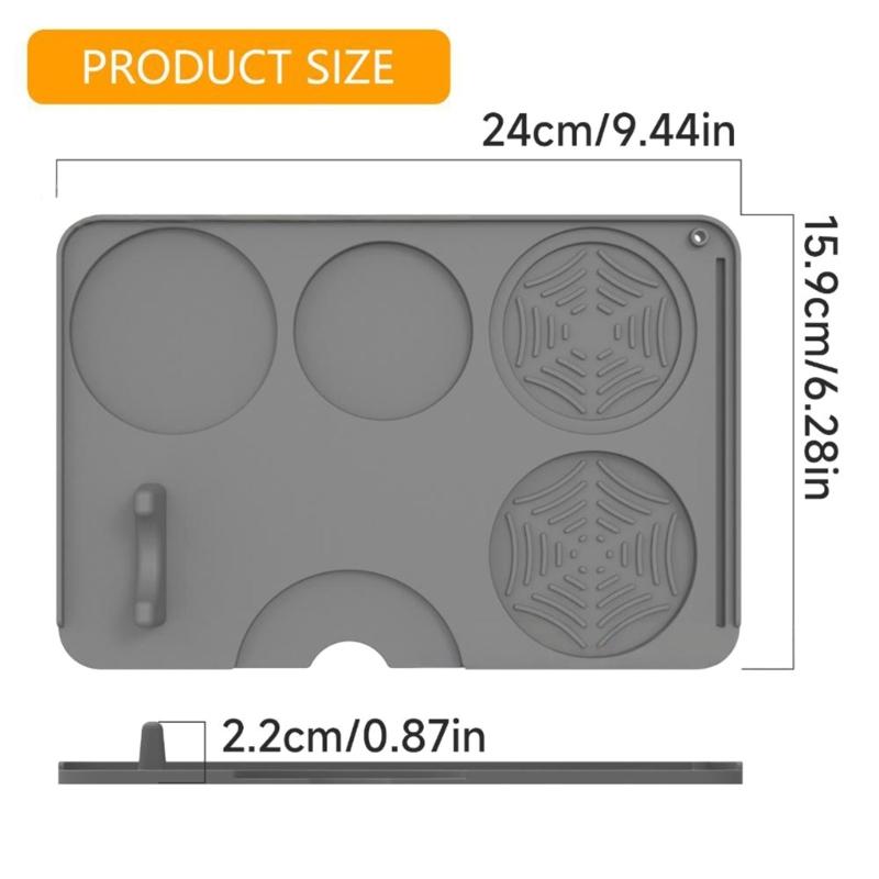 Multifunctional Silicone Coffee Pad Nonslip Base Replacement For Espresso Machine Easy Cleaning Accessories