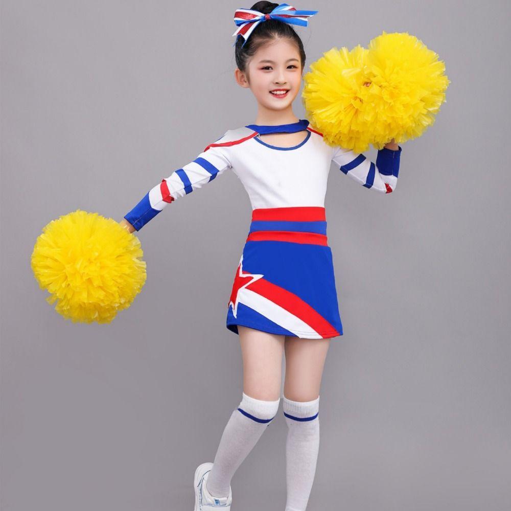 Multicolors Kids Game Pom Poms 25cm Cheering Ball Dance Party Concert Decorator