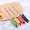 Stainless Steel Cheese Grater Multi-Purpose Kitchen Peeler Rust-Proof Lemon Zester Grater Ergonomic Handle Peeler for Kitchen Use