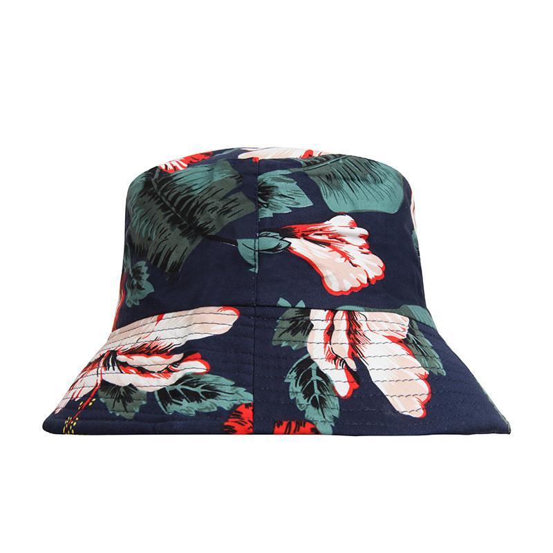 Trendy Floral Fisherman Hat With Wide Brim For Outdoor Sun Protection