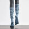 Non-Slip Grips Pilates Socks Cotton Loose Socks Fashion Five Finger Yoga Socks  Fitness