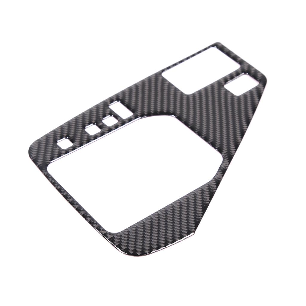 RHD Carbon Fiber Center Gear Shift Panel Cover Trim For Subaru Crosstrek -24