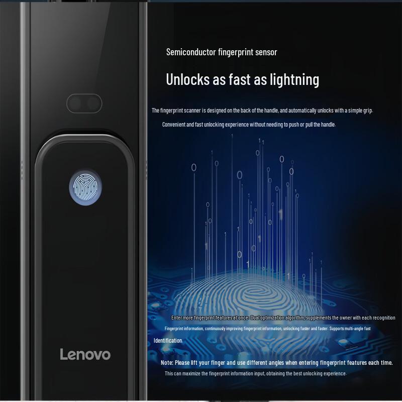 Lenovo A3F Smart Door Lock with Face Recognition