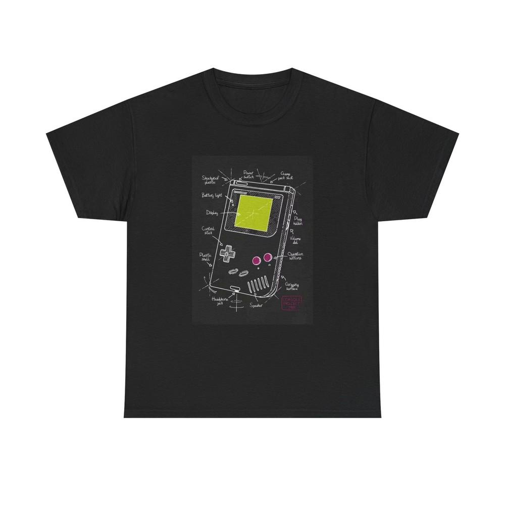 

Gameboy Tshirt Retro First Gen Gaming Gamer vintage Unisex Heavy Cotton Tee Unisex T-Shirt XXXL