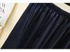 Women's High Waist Draped Long Skirt - Solid Color, Versatile, Loose Fit