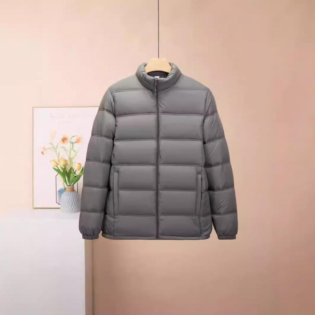 Men's Cotton Coat, Stand Up Collar Cotton Jacket, Thick Cotton Coat, 2025 New Style, Winter Clothing, Outerwear, Warm, Simple Design