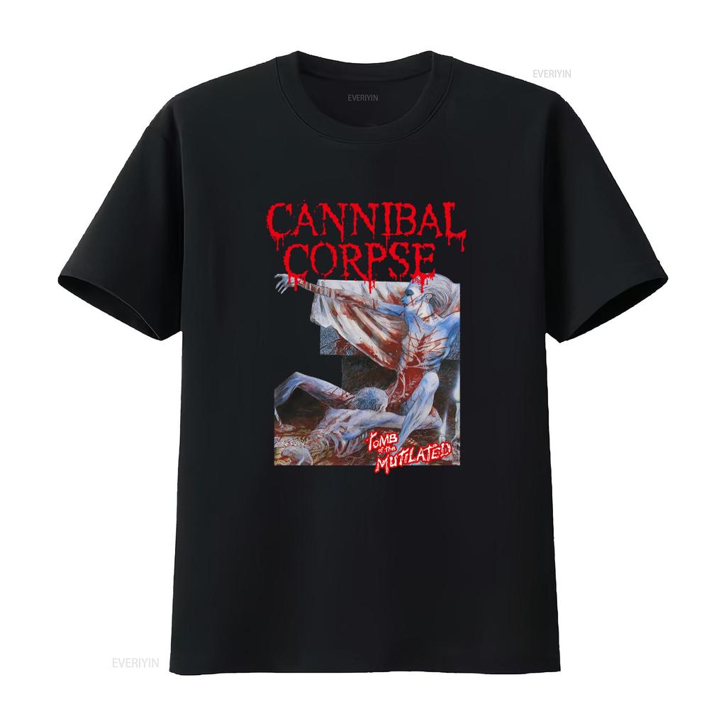 Cannibal Corpse Tomb Of The Mutilated T Shirt Cotton Black Men Sizes S To 5Xl K3529 Vintage Washed Breathable Designer Clothes