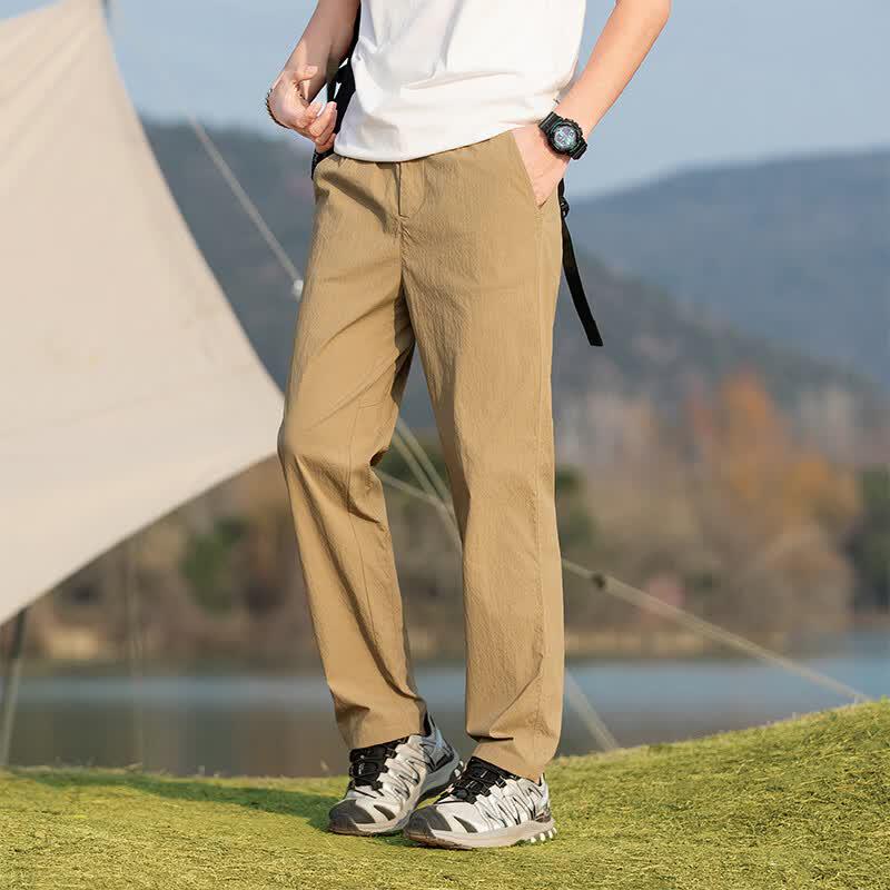ROMON Unisex Breathable Quick-Dry Straight-Leg Casual Pants