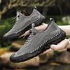 Breathable Casual Mesh Shoes for Men Classic Travel Men Sandals Summer Outdoor Walking Sneakers Anti-collision Toe Men Sandals