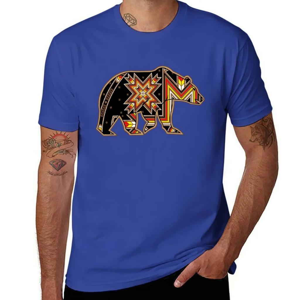 Tribal Bear TShirt designer shirts anime tshirts for men