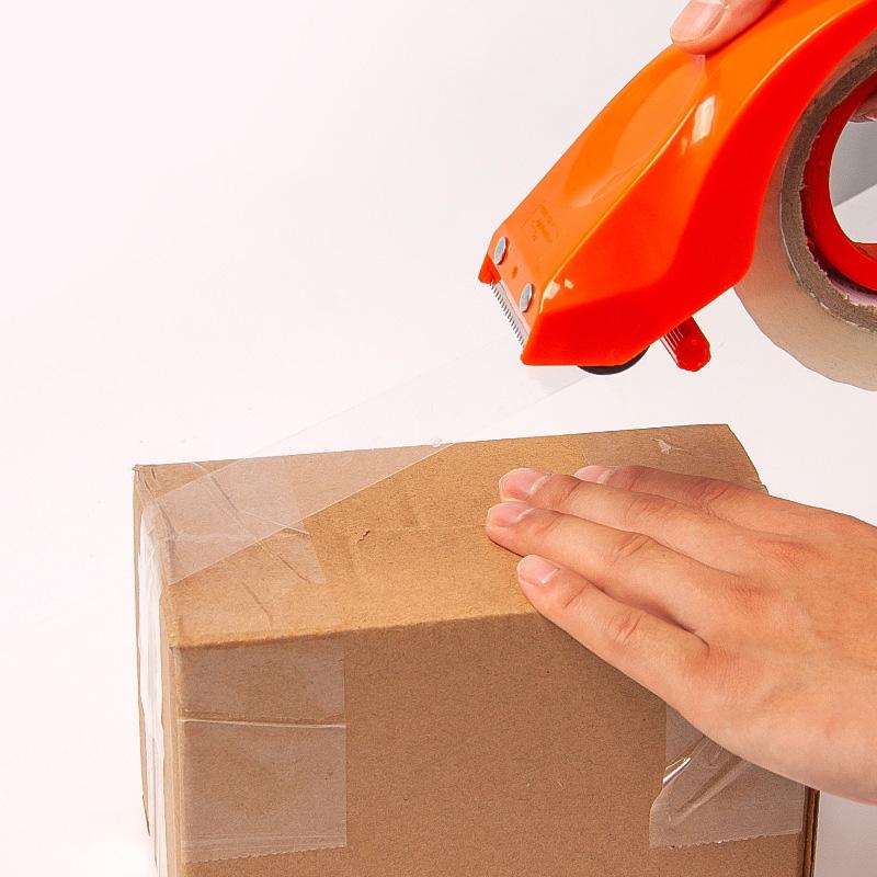 Plastic Sealing Packer Tape Dispenser Packaging Parcel 50mm Width Roller Tape Cutter Sealing Tape Holder Manual Packing Machine