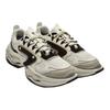 FILA Fusion Comfortable Versatile Fabric Synthetic Leather TPU Low Top Running Shoes Men sneaker Beige Black T12M331105FMO