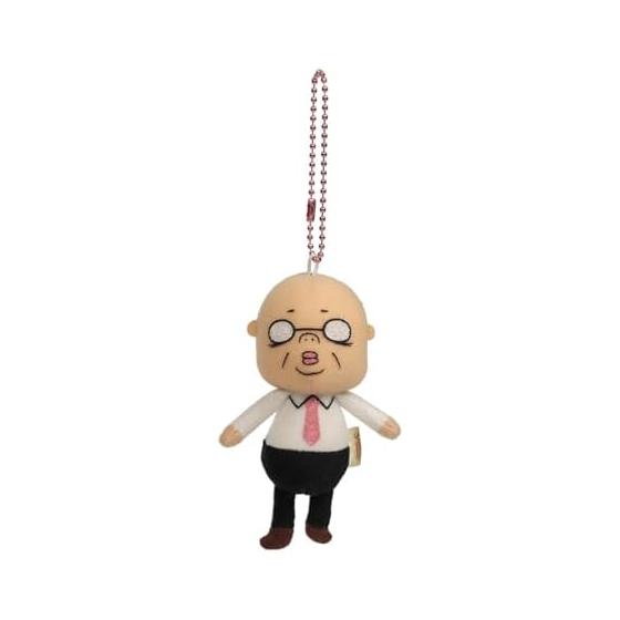 Suit Uncle Glasses Plush Toy 10cm Ball Chain Included Spectacles Salaryman Shinada Mochi Fuwa Compact Size Official Authentic