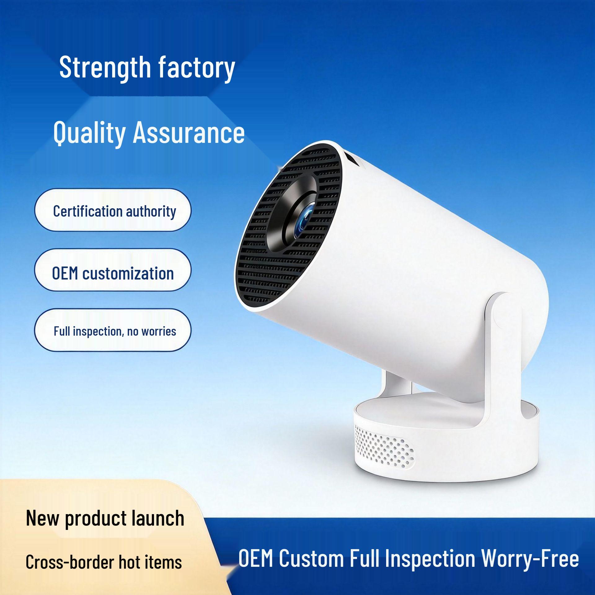 

HY300 Ultra Short-Throw 4K Projector: Portable Ultra HD Smart Mini Projector for Bedroom Wall UK