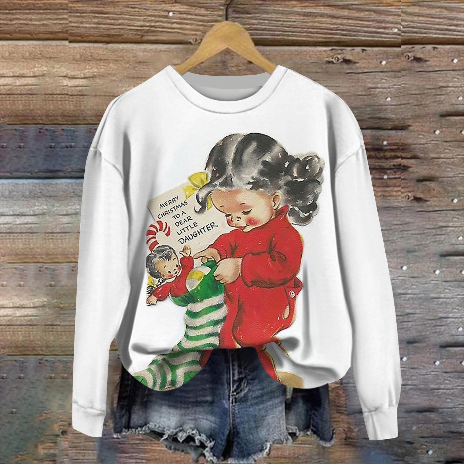 

Женские зимние топы, женская толстовка с длинным рукавом, повседневная, с круглым вырезом, свободный крой, флисовые топы Pollover M белый