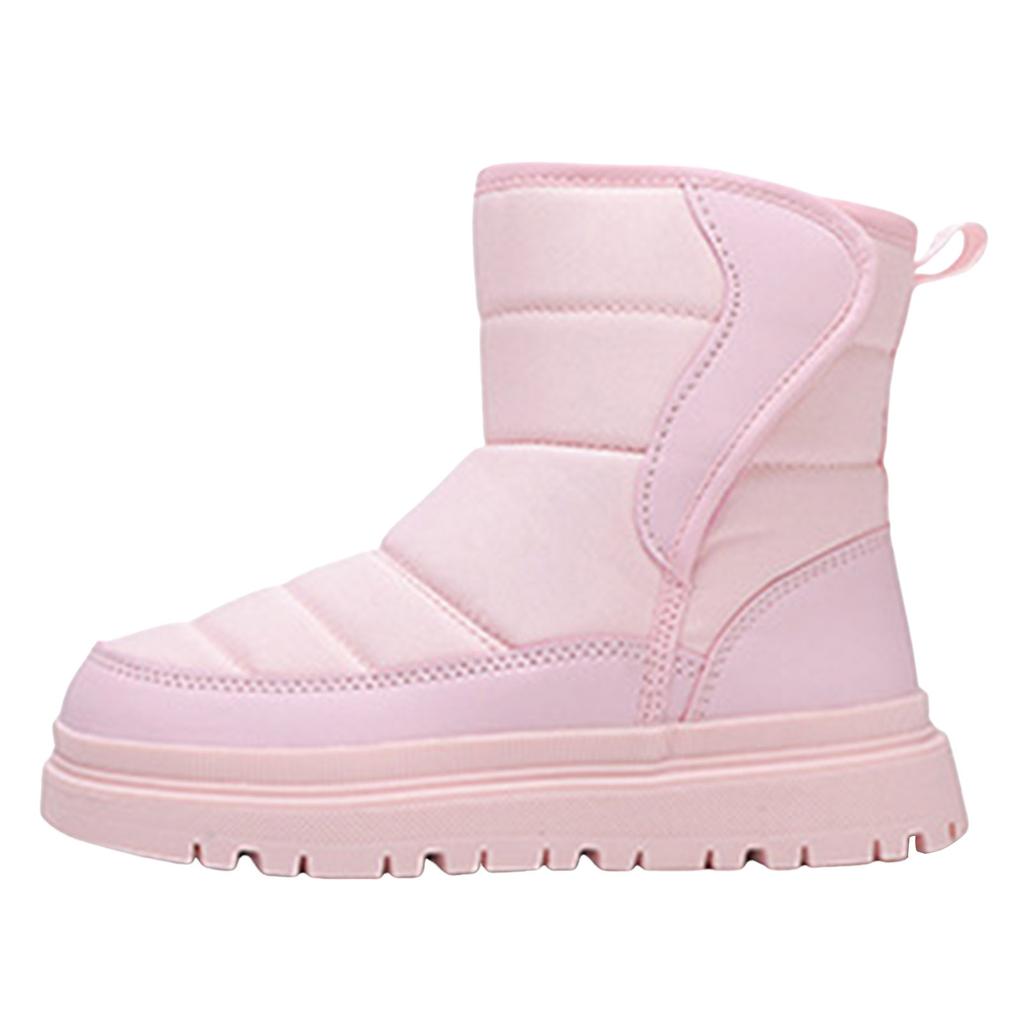 Children's Cotton Shoes Winter Waterproof Snow Boots Warm Wear-Resistant Ankle Boots For Boys And Girls Baby Winter Cotton Shoes