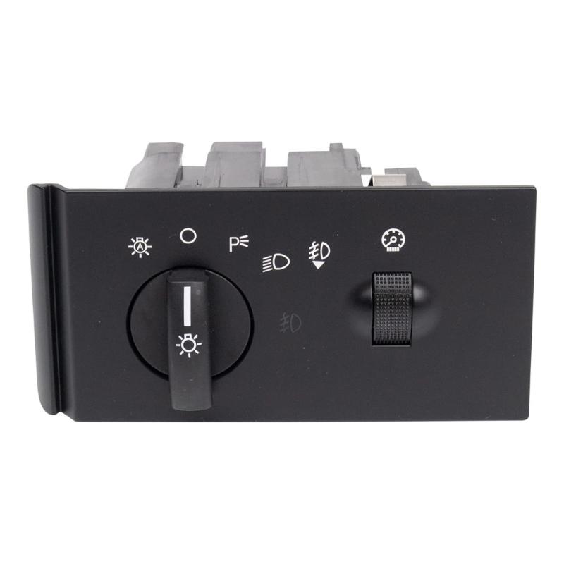 Car Headlight Switches Panel Decoration Sticker Trim Cover 5C3Z11654FAA 15633734 Black Cover Trim