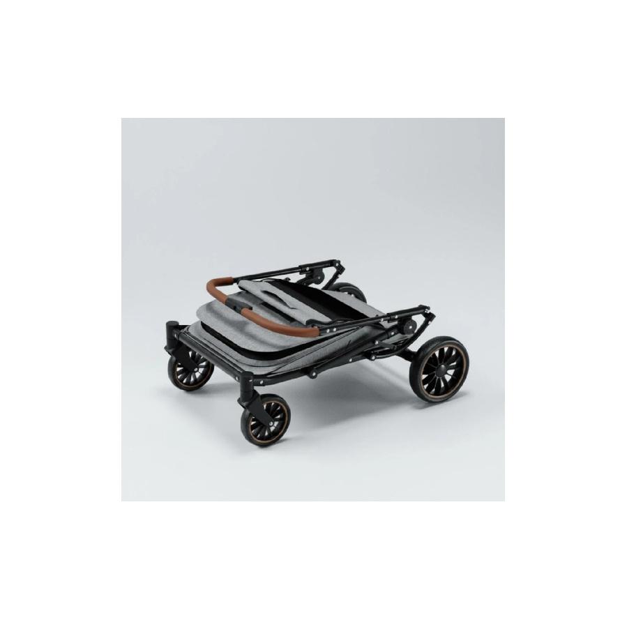 Large Dog Stroller Swivel Wheels Foldable Pet Stroller Pet Travel Enclosed for Other Pets, Outdoor Walking, Transport