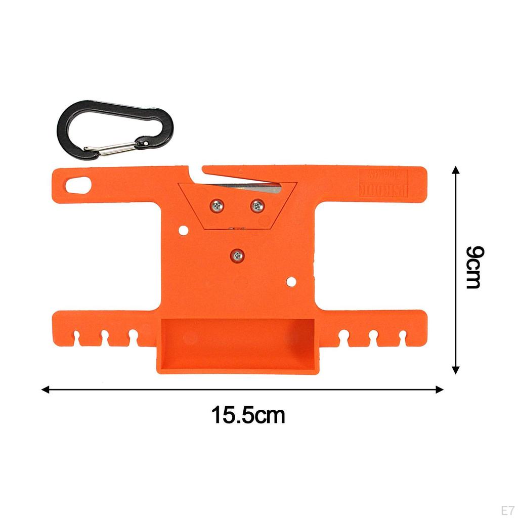Paracord Enhetshållare Multifunktionell Upprullare med Karbinhake Organizer för