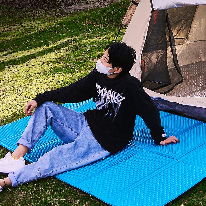 Ultralight Foam Camping Mat Folding Beach Tent Sleeping Pad Waterproof Mattress