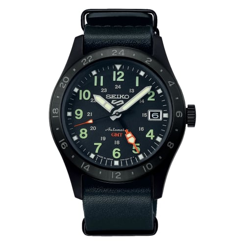 

Годинник Seiko Five Sports 5 Sports Field GMT Sports style SBSC013 Чоловічий чорний