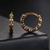 Rock Punk Style Skull Hoop Earrings For Men Women Silver Color Vintage Skeleton Earring Hip Hop Jewelry Halloween Gift OHE188