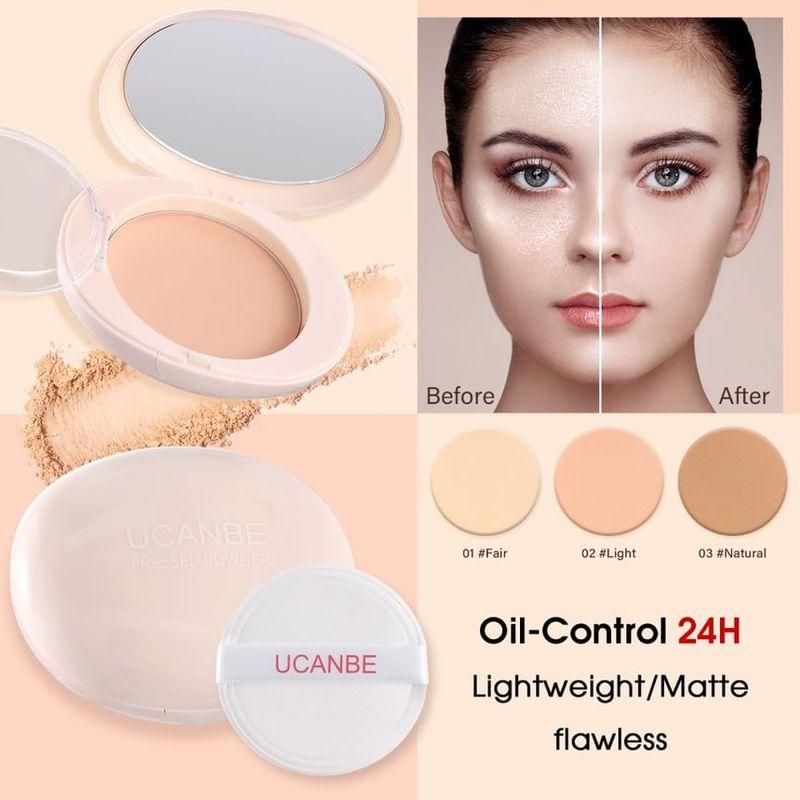 UCANBE - Flawless Oil-Control Matte Powder Pact - 3 Shades