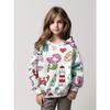 Felpe Splendido Teschio Stampa 3D Ragazze Felpa Pullover Vestibilità Comoda Festa di Halloween Manica Lunga Vestiti per Bambini Top per Bambina