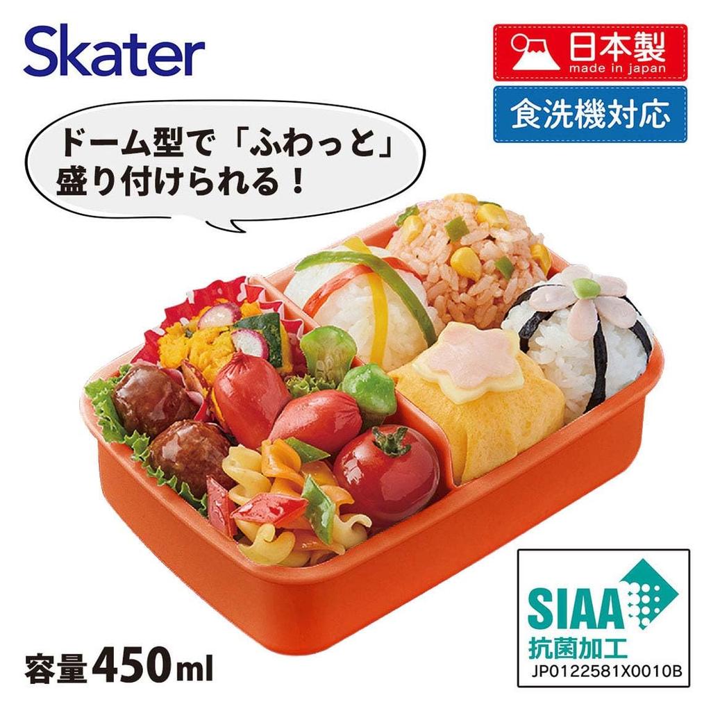 Skater Children's Lunch Box, 450ml, Antibacterial, Disney Baymax Design, Made in Japan (RBF3ANAG-A)