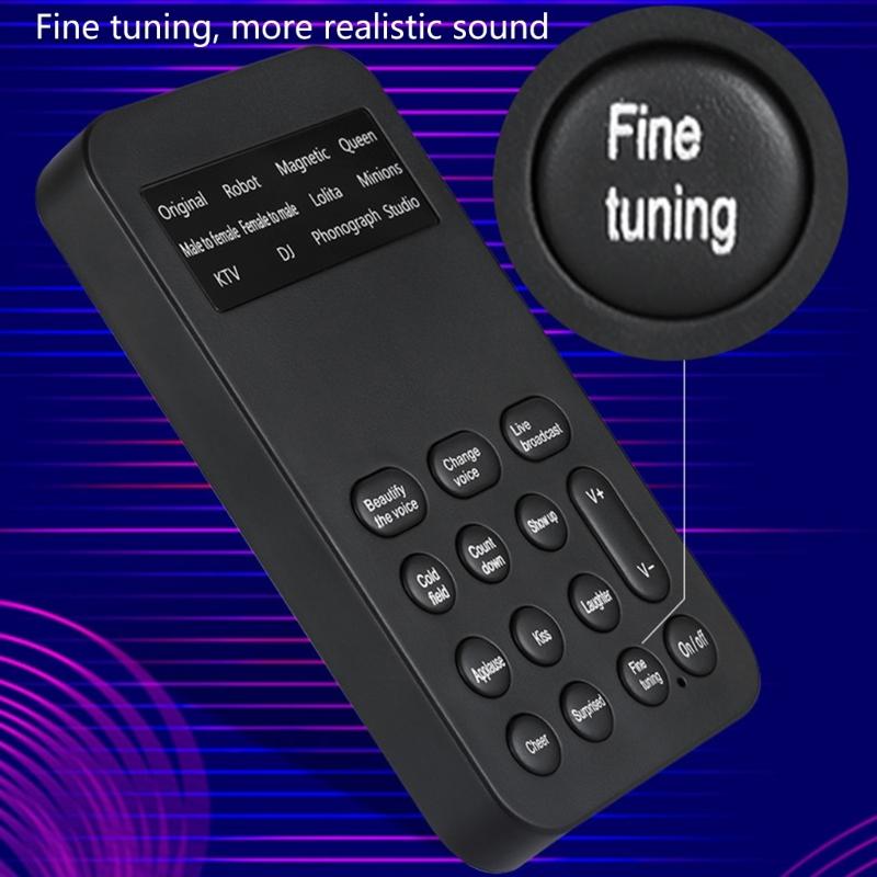 4.1 Channel USB Sound Interfaces For Real Time Voice Modulation In Streaming Podcasts And Online Broadcasting