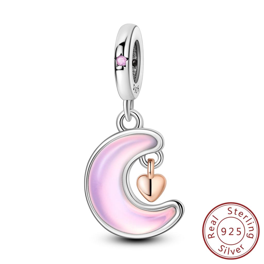 New Copper Moon And Cat Flying Dragon Charms Beads Fit Original Bracelet Pendant Diy Women Jewelry Gift