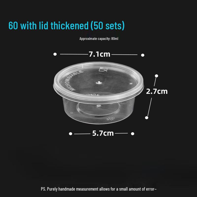 

Disposable Plastic Food Containers Set