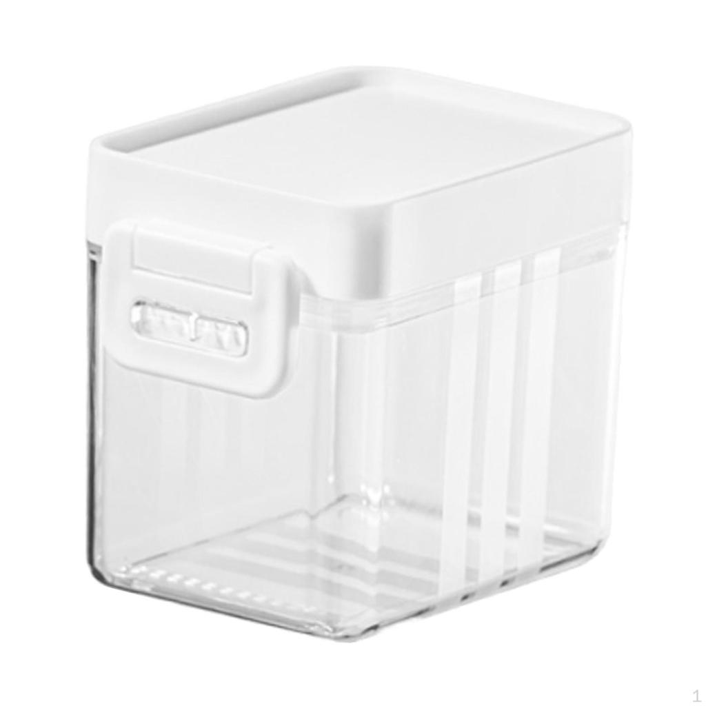 Airtight Food Organizer with Scoop for Fridge Cabinet Countertop Sugar