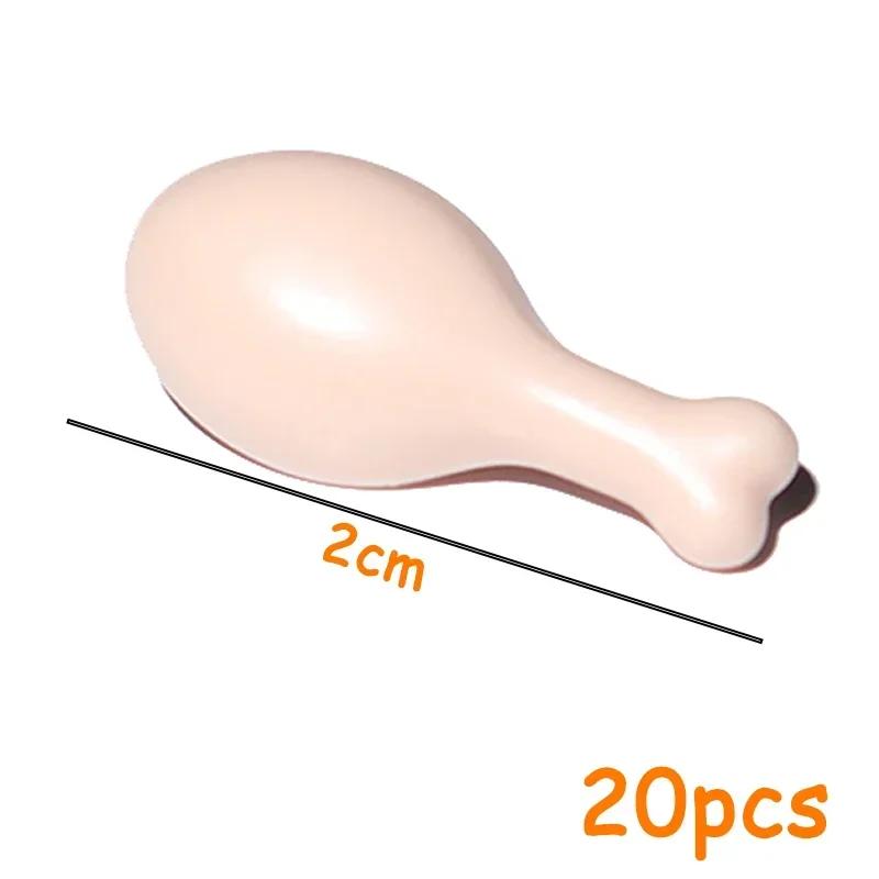 Non-Toxic Moc Food Accessories Fish Egg Bread Pizza Chocolate Fruit Carrot Hamburger Chips Chicken Bottle Bricks Building Blocks Toys