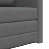 Sleeper Sofa 60 Cm Dark Grey Fabric