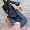 1/2/4Pcs Motorcycle Footrest Pad Soft Rubber Pad For Scooter Base Plate Anti-slip Pads Motorcycle Base Bracket Extension Foot