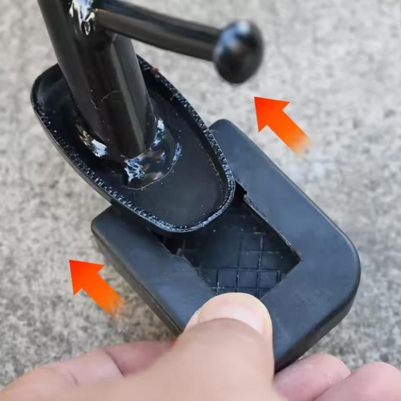 1/2/4Pcs Motorcycle Footrest Pad Soft Rubber Pad For Scooter Base Plate Anti-slip Pads Motorcycle Base Bracket Extension Foot
