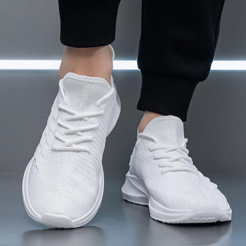 Flyweave Breathable Casual Shoes Men's Mesh Lightweight Sports Shoes Running All-match Men's Shoes
