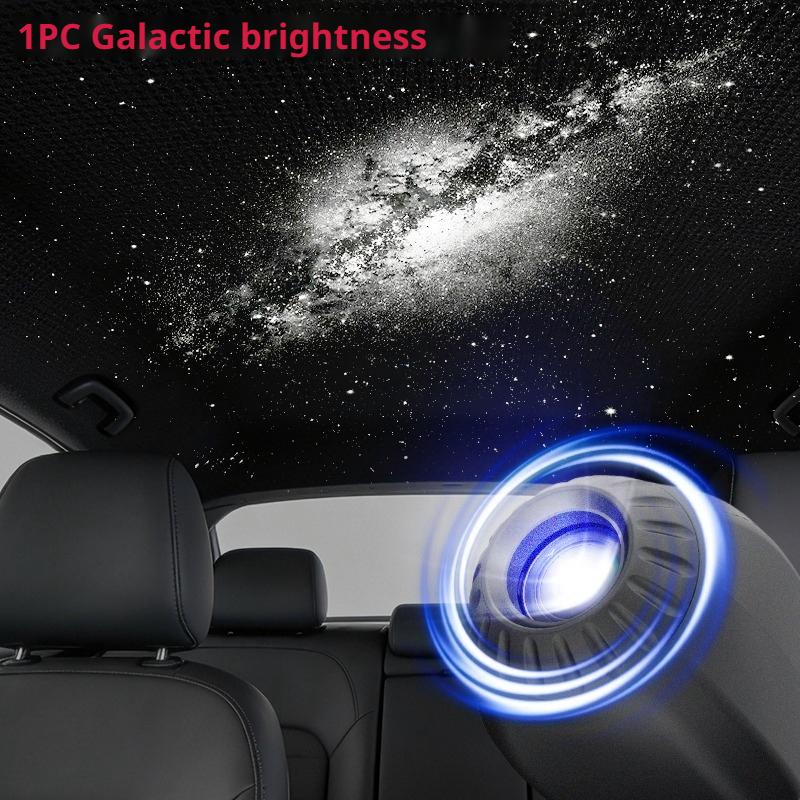 SEAMETAL Romantic LED Starry Sky Night Light USB Powered Saturn Galaxy Projector Lamp for Car Roof Party Room Ceiling Decor Plug and Play