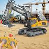 Giocattoli Auto RC per Bambini Radio 2.4G 4WD Telecomando Escavatore Camion Ribaltabile Bulldozer Modello Veicolo da Costruzione Elettrico Regalo per Bambino