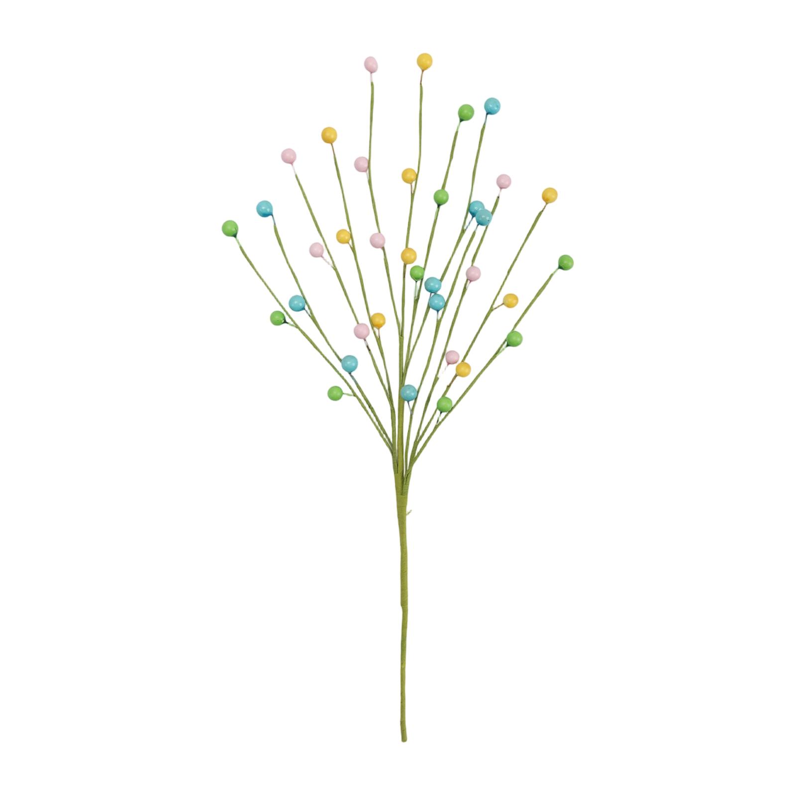 Easter Decorations, Artificial Easter Stems With Easter Eggs, Berries, Easter Egg Branches, Flower Arrangements